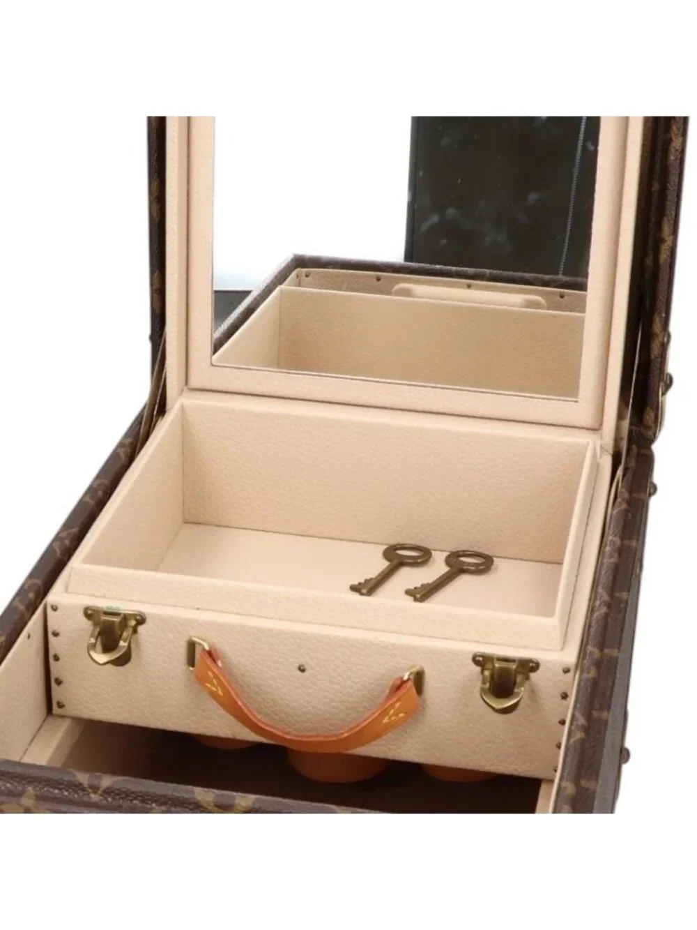 Louis Vuitton Monogram Trunk Makeup Case